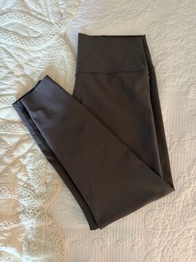 Sage Smooth Charcoal Gray High-Rise Leggings